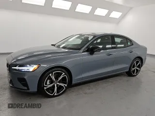 2024 Volvo S60 Plus Dark Theme with VIN 7JRL12TLXRG325417, listed as a Copart auction lot 63013925 with 627 mi miles and Clean title. Bid and sale history available at DreamBid. Image 1.