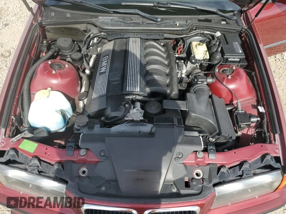 1997 BMW 3 Series 328iA with VIN WBACD4320VAV51050, listed as a Copart auction lot 75243594 with 197,817 mi miles and Salvage Title. Bid and sale history available at carsss.com. Image 12.