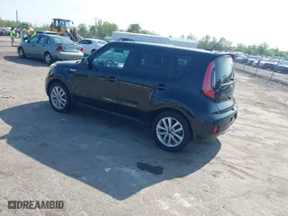 2019 Kia Soul + with VIN KNDJP3A56K7908782, listed as a IAAI auction lot 42036989 with 71,046 mi miles. Bid and sale history available at carsss.com. Image 3.