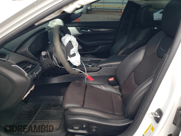 2020 Cadillac CT5 V-Series with VIN 1G6DV5RW3L0136282, listed as a Copart auction lot 60639485 with 47,882 mi miles and Salvage title. Bid and sale history available at DreamBid. Image 7.