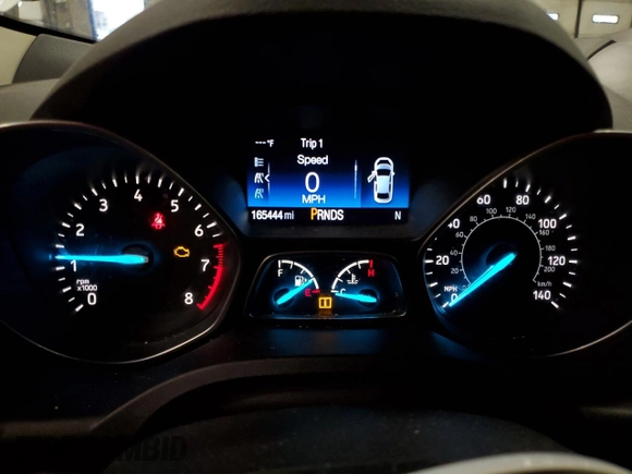 2017 Ford Escape SE with VIN 1FMCU9G96HUA26063, listed as a Copart auction lot 52075765 with 165,444 mi miles and Salvage Title. Bid and sale history available at carsss.com. Image 9.