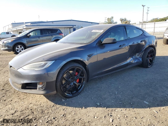 2020 Tesla Model S Performance with VIN 5YJSA1E48LF361859, listed as a Copart auction lot 82632984 with NaN miles and Salvage Title. Bid and sale history available at carsss.com. Image 1.