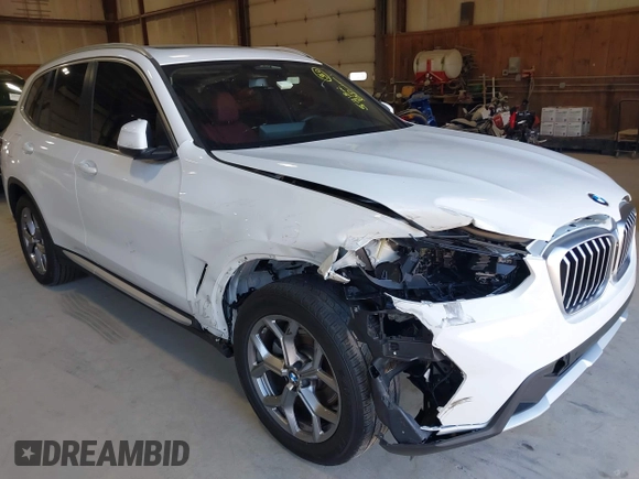 2024 BMW X3 xDrive30i with VIN 5UX53DP05R9X46526, listed as a IAAI auction lot 42122839 with 5,218 mi miles and . Bid and sale history available at DreamBid. Image 6.