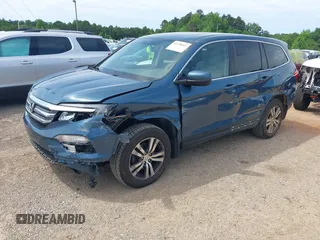 2017 Honda Pilot EX-L z VIN 5FNYF6H56HB078879, wystawiony jako IAAI lot #42278312 z przebiegiem 105 608 mil mil oraz . Historia ofert i sprzedaży dostępna na DreamBid. Obrazek 2.