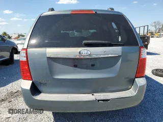 2007 Kia Sedona EX with VIN KNDMB233076166751, listed as a Copart auction lot 50443565 with 216,592 mi miles and Salvage Title. Bid and sale history available at carsss.com. Image 6.