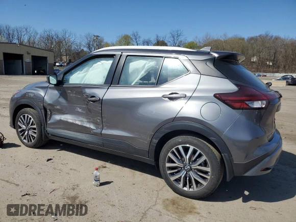 2022 Nissan Kicks SV with VIN 3N1CP5CV2NL485672, listed as a Copart auction lot 53730555 with 30,347 mi miles and Salvage Title. Bid and sale history available at DreamBid. Image 2.