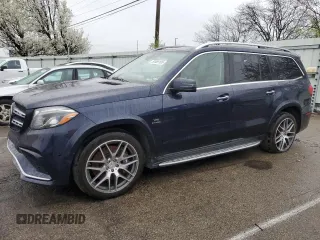 2019 Mercedes-Benz GLS 63 AMG with VIN 4JGDF7FE3KB188446, listed as a Copart auction lot 50569105 with 117,314 mi miles and Clean Title. Bid and sale history available at DreamBid. Image 1.