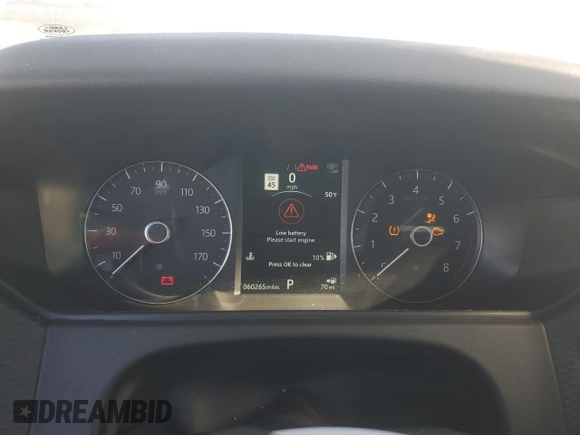 2020 Land Rover Range Rover Velar S with VIN SALYB2EX0LA294442, listed as a Copart auction lot 89082895 with 60,265 mi miles and Salvage title. Bid and sale history available at DreamBid. Image 9.
