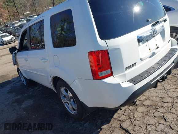2012 Honda Pilot EX with VIN 5FNYF4H48CB067449, listed as a IAAI auction lot 41139600 with Not Provided miles. Bid and sale history available at carsss.com. Image 3.