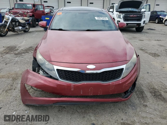 2013 Kia Optima EX with VIN 5XXGN4A70DG217121, listed as a Copart auction lot 59879455 with 265,949 mi miles and Salvage title. Bid and sale history available at DreamBid. Image 5.