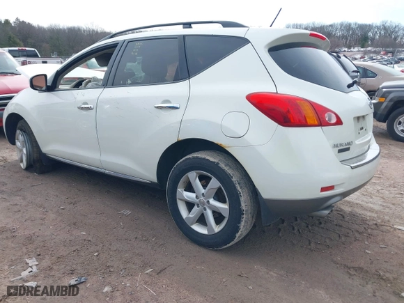2010 Nissan Murano LE with VIN JN8AZ1MW9AW136533, listed as a IAAI auction lot 41848970 with 1 mi miles. Bid and sale history available at carsss.com. Image 3.