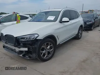 2023 BMW X3 sDrive30i with VIN 5UX43DP07P9P65068, listed as a IAAI auction lot 41935656 with 23,919 mi miles and . Bid and sale history available at DreamBid. Image 20.