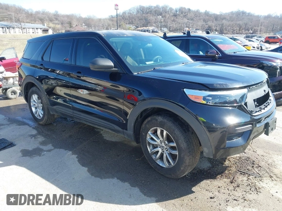 2020 Ford Explorer with VIN 1FMSK8BH0LGB12535, listed as a IAAI auction lot 41633073 with 69,347 mi miles. Bid and sale history available at carsss.com. Image 1.