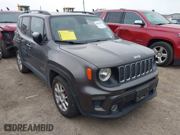 2019 Jeep Renegade Latitude with VIN ZACNJABB8KPK93485, listed as a IAAI auction lot 41923589 with 76,051 mi miles and . Bid and sale history available at DreamBid. Image 1.