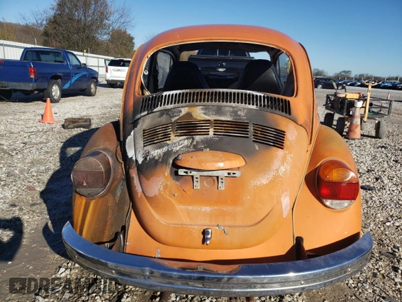 1973 Volkswagen Beetle with VIN 1332919096, listed as a Copart auction lot 81315254 with 53,111 mi miles and Salvage Title. Bid and sale history available at DreamBid. Image 6.