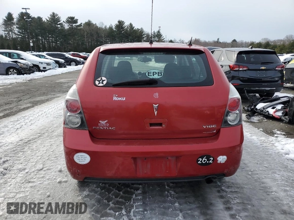 2010 Pontiac Vibe w/1SB with VIN 5Y2SP6E07AZ416222, listed as a Copart auction lot 44996305 with 223,343 mi miles and Clean Title. Bid and sale history available at carsss.com. Image 6.