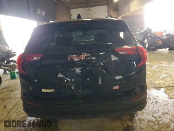 2020 GMC Terrain SLE with VIN 3GKALTEV9LL159094, listed as a Copart auction lot 45492085 with 76,330 mi miles and Salvage Title. Bid and sale history available at DreamBid. Image 6.