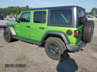 2019 Jeep Wrangler Unlimited Sport с VIN 1C4HJXDG3KW568971, выставлен на аукционе Copart как лот 61813995 с пробегом 80 397 миль миль и Списание • Salvage title. История ставок и продаж доступна на DreamBid. Изображение 2.