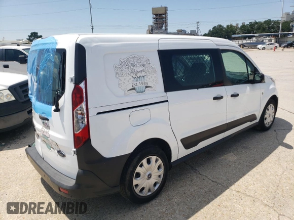 2019 Ford Transit Connect XL with VIN NM0LS7E24K1405248, listed as a Copart auction lot 56296995 with Not provided miles and Salvage title. Bid and sale history available at DreamBid. Image 3.