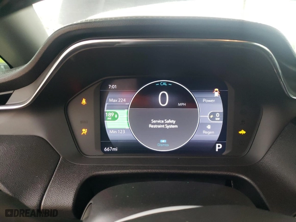 2023 Chevrolet Bolt EV 2LT with VIN 1G1FX6S07P4168932, listed as a Copart auction lot 54790844 with 667 mi miles and Salvage Title. Bid and sale history available at carsss.com. Image 9.