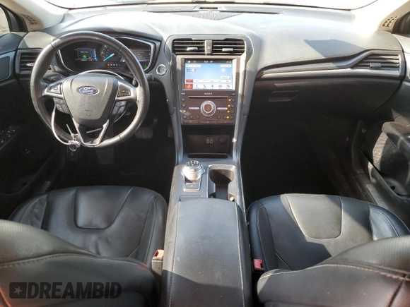 2019 Ford Fusion Titanium with VIN 3FA6P0RU1KR209297, listed as a Copart auction lot 54358065 with 122,600 mi miles and Salvage Title. Bid and sale history available at DreamBid. Image 8.