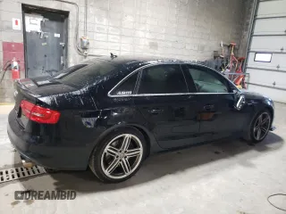 2015 Audi S4 Premium Plus with VIN WAUBGAFL8FA029886, listed as a Copart auction lot 64437204 with 87,790 mi miles and Salvage Title. Bid and sale history available at carsss.com. Image 3.