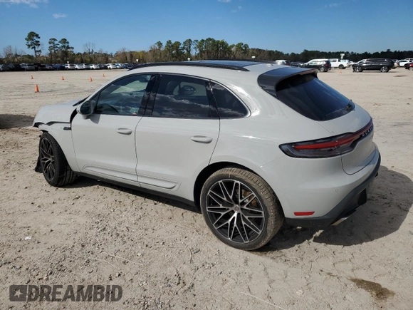 2025 Porsche Macan z VIN WP1AA2A50SLB05161, wystawiony jako Copart lot #88736785 z przebiegiem 529 mil mil oraz Szkoda całkowita • Salvage title. Historia ofert i sprzedaży dostępna na DreamBid. Obrazek 2.