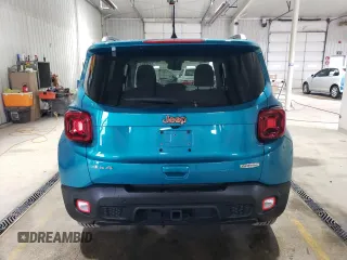 2021 Jeep Renegade Latitude with VIN ZACNJDB1XMPN33454, listed as a Copart auction lot 52956695 with 9,539 mi miles and Salvage Title. Bid and sale history available at carsss.com. Image 6.