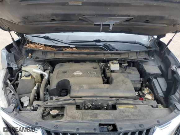 2016 Nissan Murano S with VIN 5N1AZ2MG2GN142386, listed as a Copart auction lot 47591095 with 132,496 mi miles and Salvage Title. Bid and sale history available at carsss.com. Image 12.
