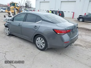 2020 Nissan Sentra S with VIN 3N1AB8BV2LY255414, listed as a IAAI auction lot 41822354 with 46,824 mi miles. Bid and sale history available at carsss.com. Image 3.