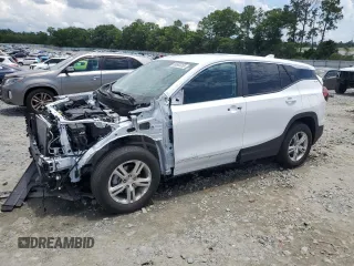 2024 GMC Terrain SLE with VIN 3GKALMEG3RL318711, listed as a Copart auction lot 60665355 with 19,519 mi miles and Salvage title. Bid and sale history available at DreamBid. Image 1.