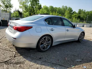 2014 Infiniti Q50 Premium with VIN JN1BV7AP4EM692488, listed as a Copart auction lot 52278185 with Not provided miles and Non repairable. Bid and sale history available at DreamBid. Image 3.