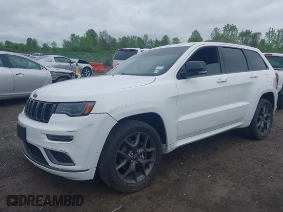 2019 Jeep Grand Cherokee Limited z VIN 1C4RJFBG5KC539670, wystawiony jako IAAI lot #42290486 z przebiegiem 94 595 mil mil oraz . Historia ofert i sprzedaży dostępna na DreamBid. Obrazek 2.