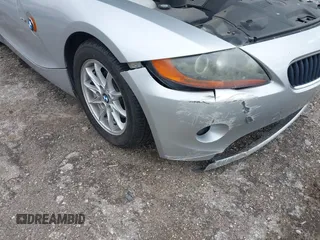 2004 BMW Z4 2.5i with VIN 4USBT334X4LS48707, listed as a IAAI auction lot 41737439 with 92,640 mi miles and . Bid and sale history available at DreamBid. Image 6.