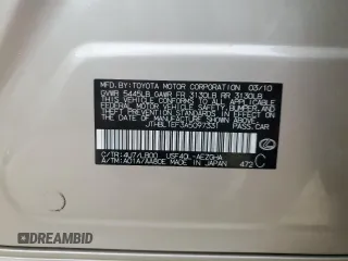 2010 Lexus LS 460 z VIN JTHBL1EF3A5097331, wystawiony jako Copart lot #62844135 z przebiegiem Nie podano mil oraz Szkoda całkowita • Salvage title. Historia ofert i sprzedaży dostępna na DreamBid. Obrazek 12.