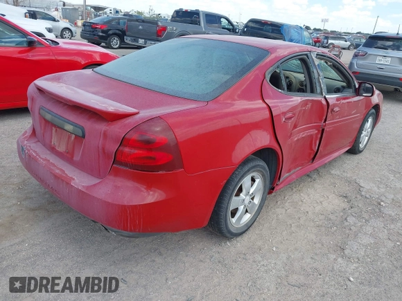 2008 Pontiac Grand Prix with VIN 2G2WP552X81118042, listed as a IAAI auction lot 42589830 with 135,564 mi miles and . Bid and sale history available at DreamBid. Image 4.