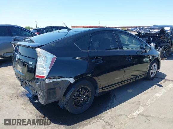 2010 Toyota Prius II with VIN JTDKN3DU7A0216969, listed as a IAAI auction lot 42238019 with 341,233 mi miles and . Bid and sale history available at DreamBid. Image 4.