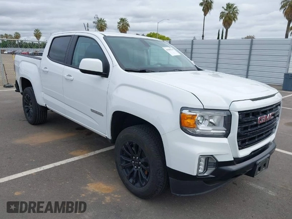 2022 GMC Canyon 2WD Elevation with VIN 1GTG5CEN6N1287500, listed as a IAAI auction lot 41980214 with 13,337 mi miles. Bid and sale history available at carsss.com. Image 1.