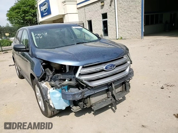 2018 Ford Edge SE with VIN 2FMPK4G97JBB03299, listed as a Copart auction lot 54494305 with 90,208 mi miles and Salvage title. Bid and sale history available at DreamBid. Image 14.