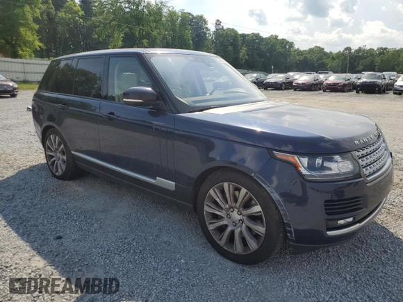 2017 Land Rover Range Rover with VIN SALGS2FE5HA324390, listed as a Copart auction lot 54923095 with 109,116 mi miles and Salvage title. Bid and sale history available at DreamBid. Image 4.