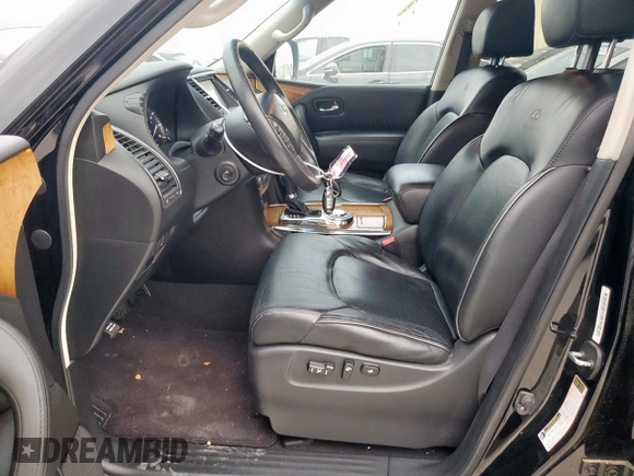 2014 Infiniti QX80 with VIN JN8AZ2NF0E9553001, listed as a Copart auction lot 53481285 with 159,107 mi miles and Clean Title. Bid and sale history available at carsss.com. Image 7.