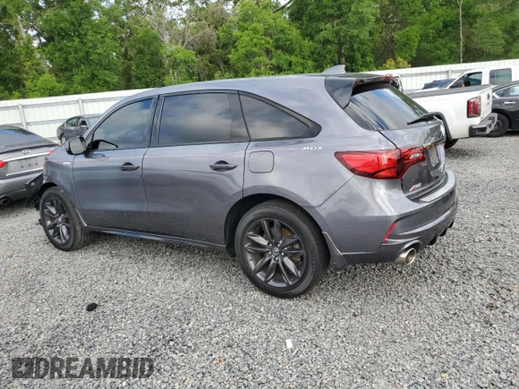 2020 Acura MDX w/Technology/A-Spec Pkg with VIN 5J8YD4H06LL024181, listed as a Copart auction lot 51617235 with 46,235 mi miles and Non Repairable. Bid and sale history available at carsss.com. Image 2.