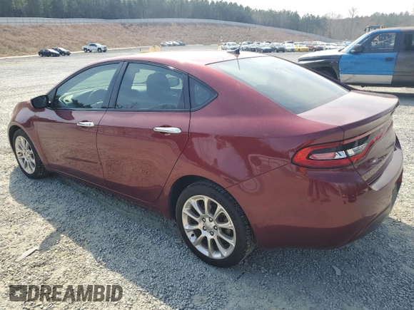 2015 Dodge Dart Limited with VIN 1C3CDFCB0FD267310, listed as a Copart auction lot 49003585 with 87,746 mi miles and Salvage Title. Bid and sale history available at carsss.com. Image 2.