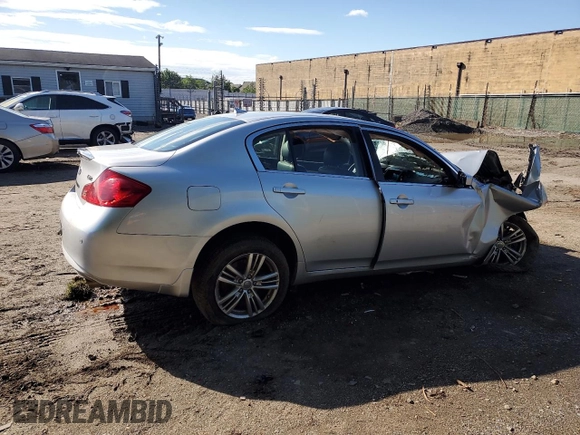 2013 Infiniti G37 x z VIN JN1CV6AR3DM759497, wystawiony jako Copart lot #58211455 z przebiegiem Nie podano mil oraz Szkoda całkowita • Salvage title. Historia ofert i sprzedaży dostępna na DreamBid. Obrazek 3.