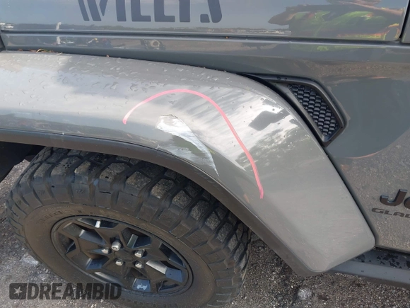 2021 Jeep Gladiator Willys с VIN 1C6HJTAG7ML513528, выставлен на аукционе IAAI как лот 42438235 с пробегом 83 334 миль миль и . История ставок и продаж доступна на DreamBid. Изображение 6.