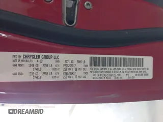 2013 Dodge Journey SE with VIN 3C4PDCAB7DT680122, listed as a IAAI auction lot 42332162 with 224,506 mi miles and . Bid and sale history available at DreamBid. Image 9.