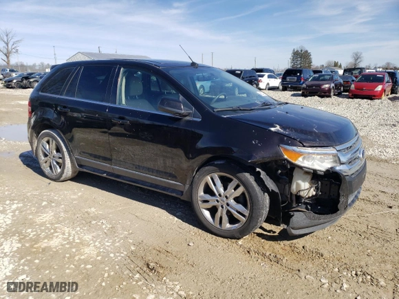 2013 Ford Edge Limited with VIN 2FMDK3K95DBA51566, listed as a Copart auction lot 46527175 with 191,093 mi miles and Salvage Title. Bid and sale history available at carsss.com. Image 4.