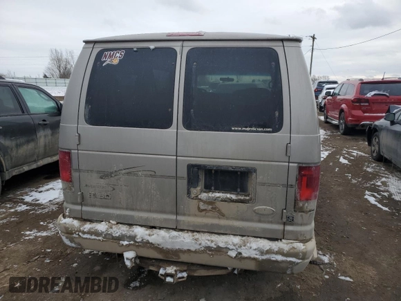 2002 Ford Econoline Cargo with VIN 1FDRE14W12HB32827, listed as a Copart auction lot 84039804 with 263,809 mi miles and Clean Title. Bid and sale history available at DreamBid. Image 6.