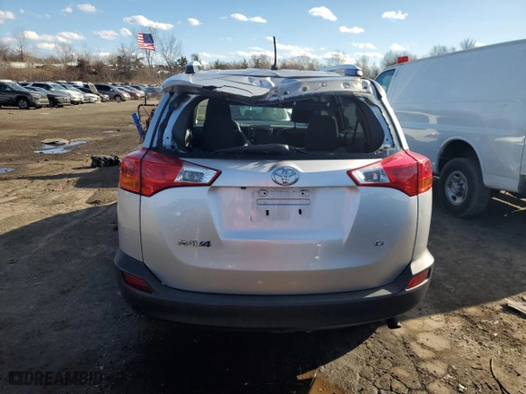 2013 Toyota RAV4 LE with VIN 2T3ZFREV2DW022033, listed as a Copart auction lot 46249175 with 103,836 mi miles and Salvage Title. Bid and sale history available at carsss.com. Image 6.
