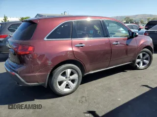 2012 Acura MDX z VIN 2HNYD2H21CH517407, wystawiony jako Copart lot #56418545 z przebiegiem 124 737 mil mil oraz Szkoda całkowita • Salvage title. Historia ofert i sprzedaży dostępna na DreamBid. Obrazek 3.